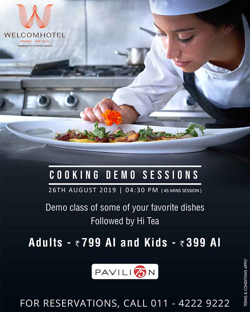 Cooking spree at WelcomHotel